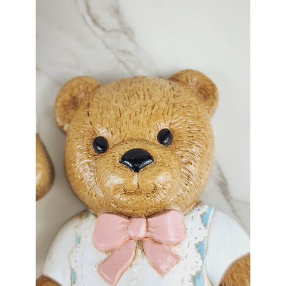 Burwood Teddy Bear Wall Decor Hanging Plaque Nursery Decor 1994 6 1/4" x3 USA - Picture 7 of 15